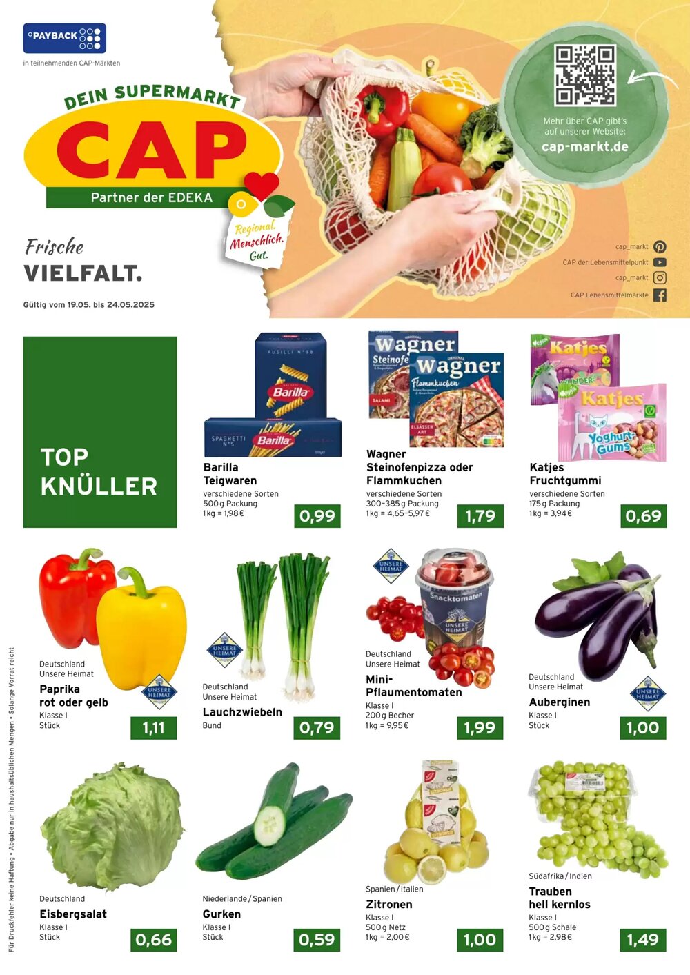 CAP Markt Prospekt (ab 19.05.2025) zum Blättern - Seite 1