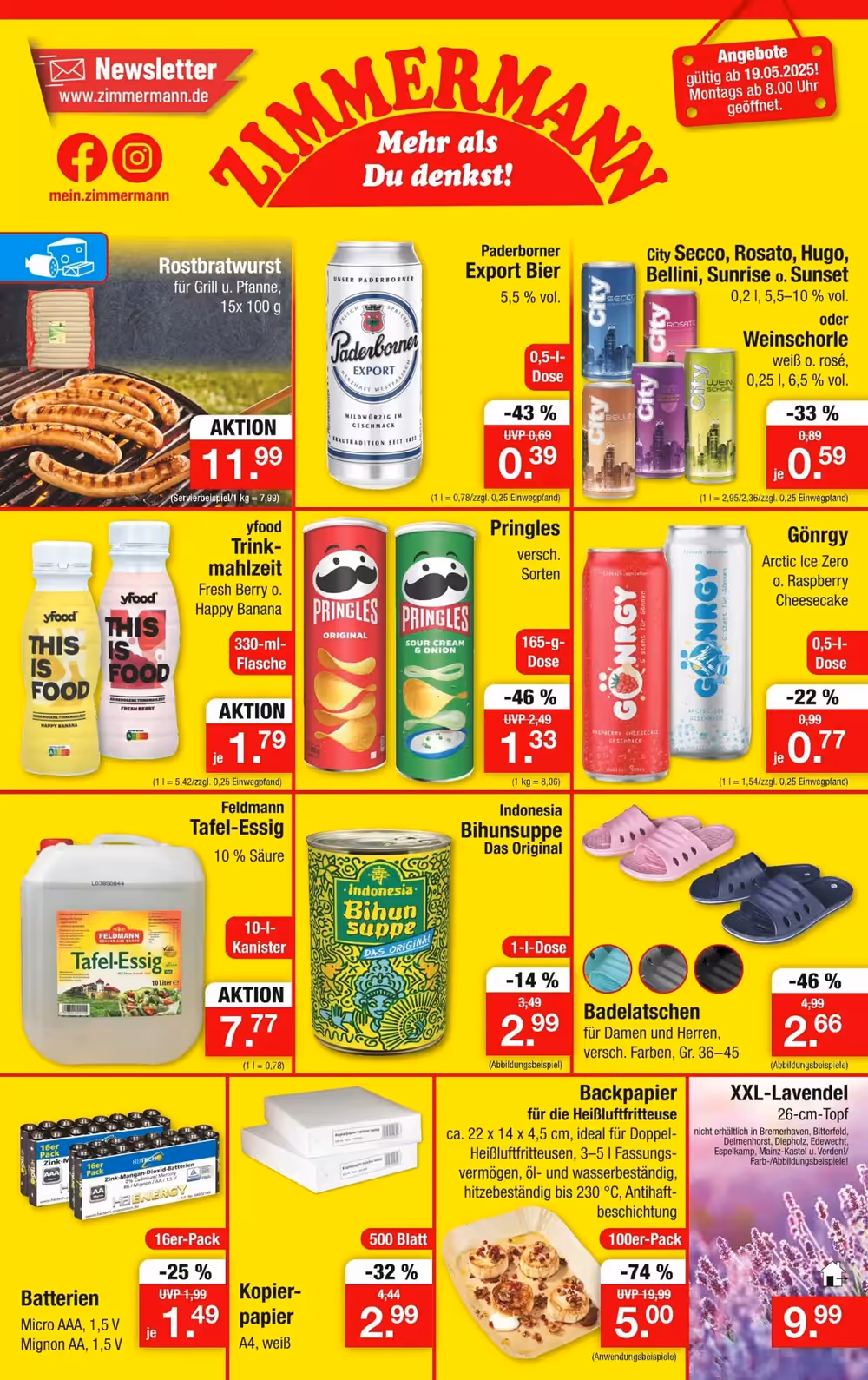 Zimmermann Prospekt (ab 19.05.2025) zum Blättern - Seite 1