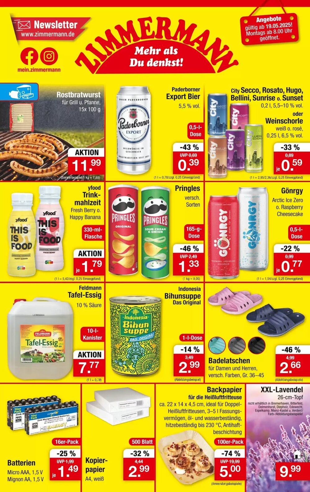 Zimmermann Prospekt (ab 19.05.2025) zum Blättern - Seite 1