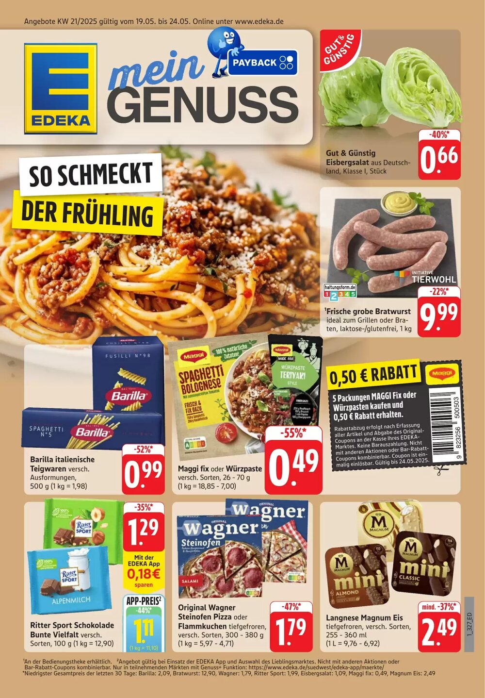 Edeka Stenger Prospekt (ab 19.05.2025) zum Blättern - Seite 1