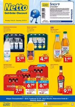 Netto Getränke Discount Prospekt (ab 19.05.2025) zum Blättern