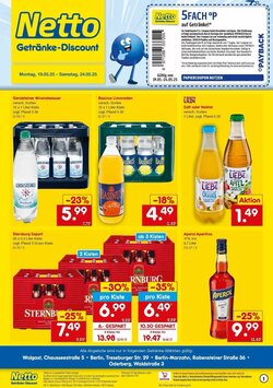 Netto Getränke Discount Prospekt (ab 19.05.2025) zum Blättern