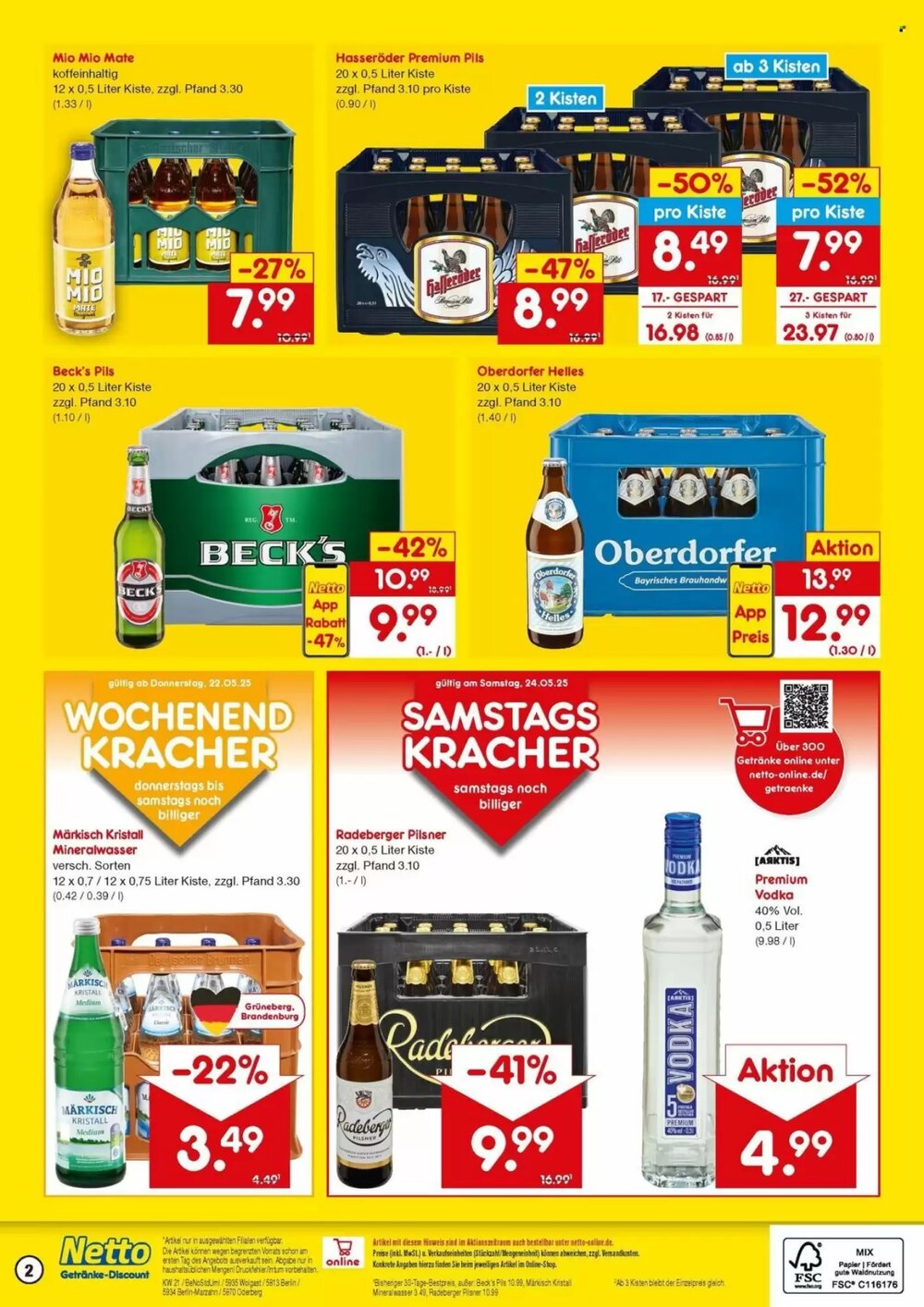 Netto Getränke Discount Prospekt (ab 19.05.2025) zum Blättern - Seite 2