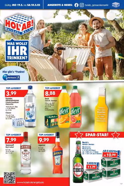 Hol'ab Getränkemarkt Prospekt (ab 19.05.2025) zum Blättern