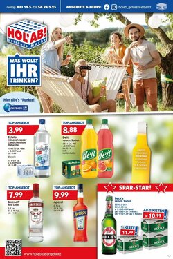 Hol'ab Getränkemarkt Prospekt (ab 19.05.2025) zum Blättern