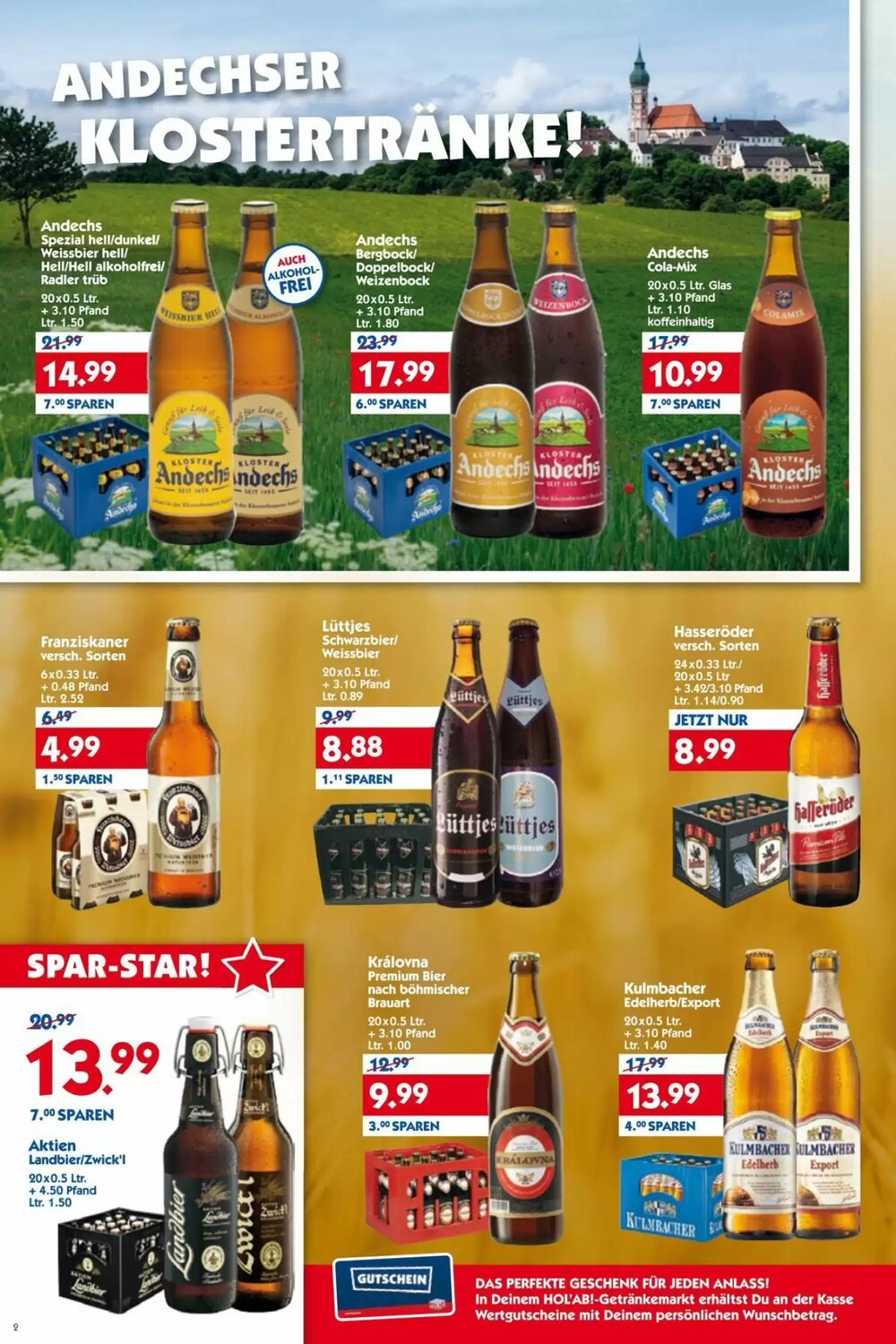 Hol'ab Getränkemarkt Prospekt (ab 19.05.2025) zum Blättern - Seite 2