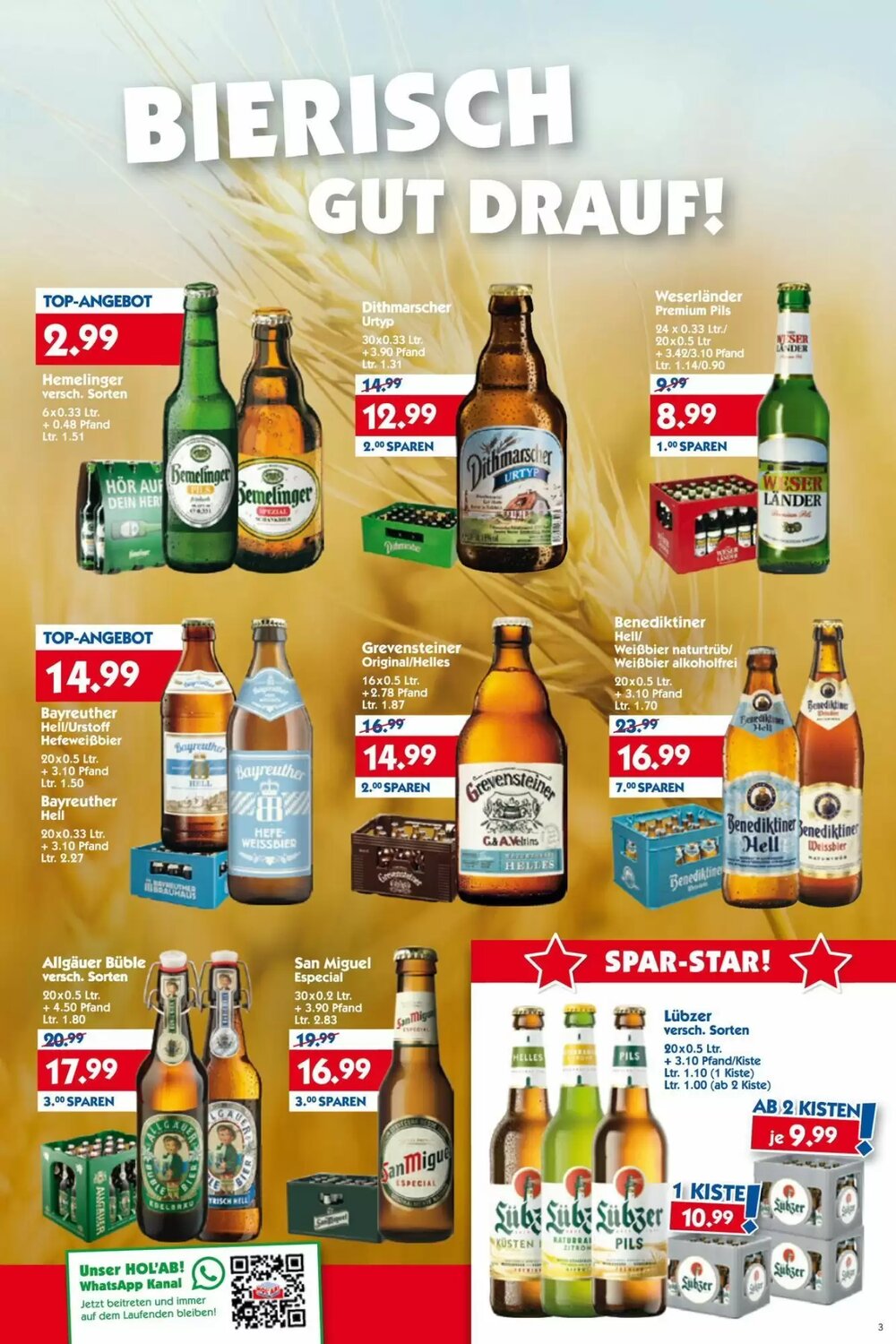 Hol'ab Getränkemarkt Prospekt (ab 19.05.2025) zum Blättern - Seite 3
