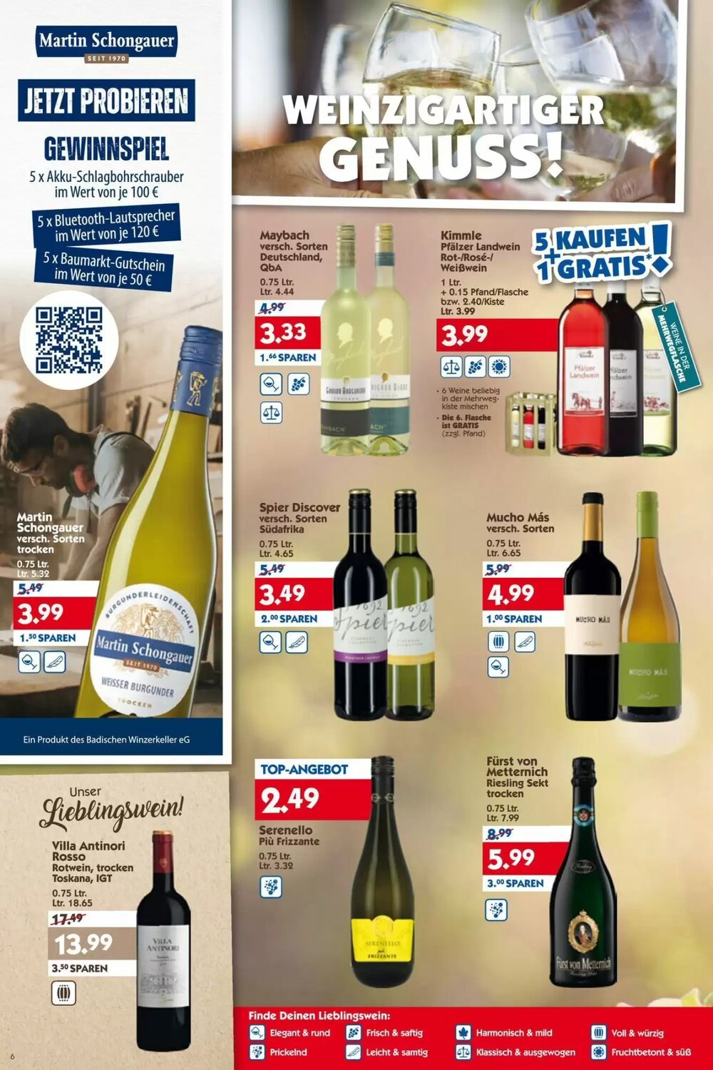 Hol'ab Getränkemarkt Prospekt (ab 19.05.2025) zum Blättern - Seite 6
