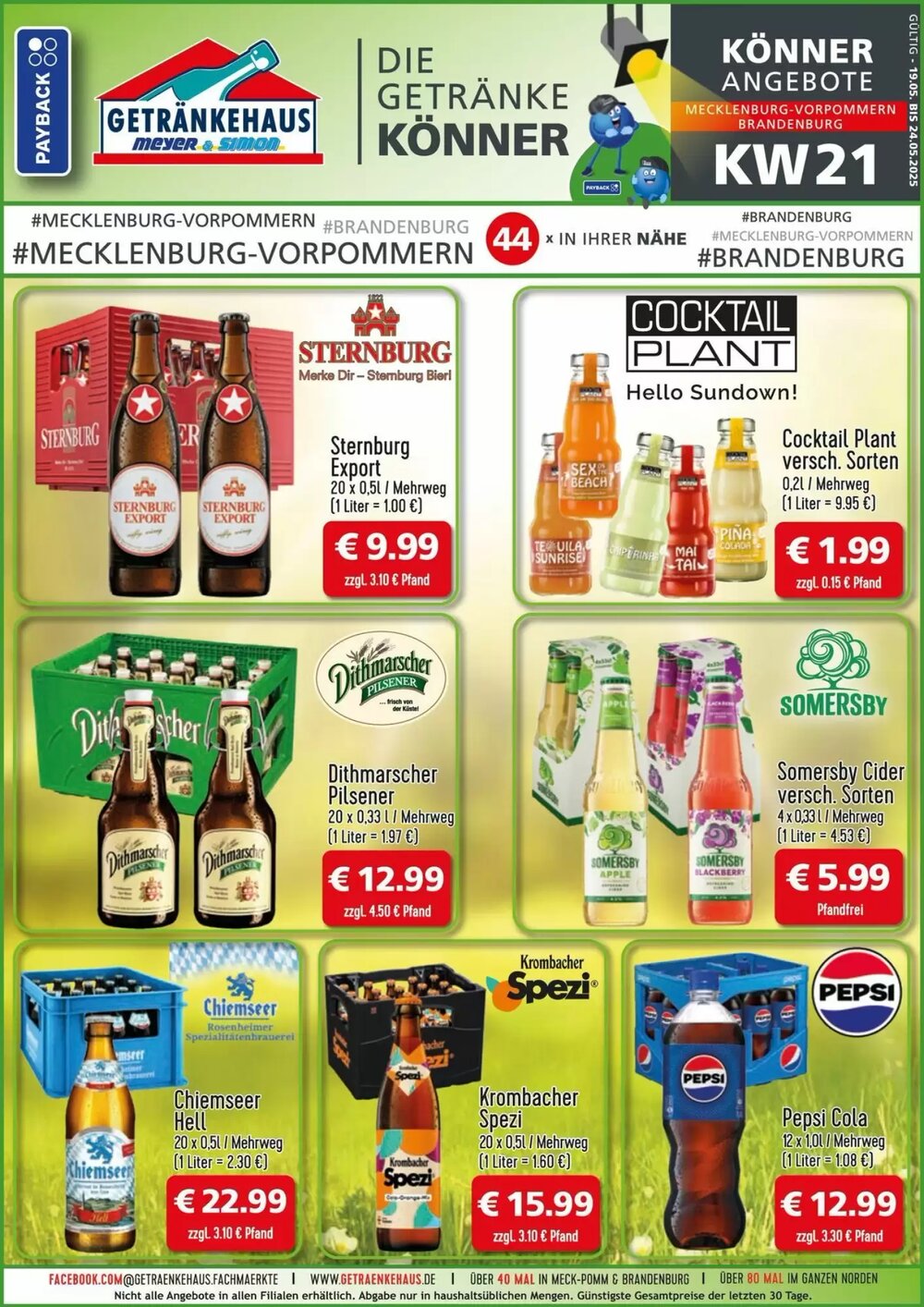 Getränkehaus Prospekt (ab 19.05.2025) zum Blättern - Seite 1