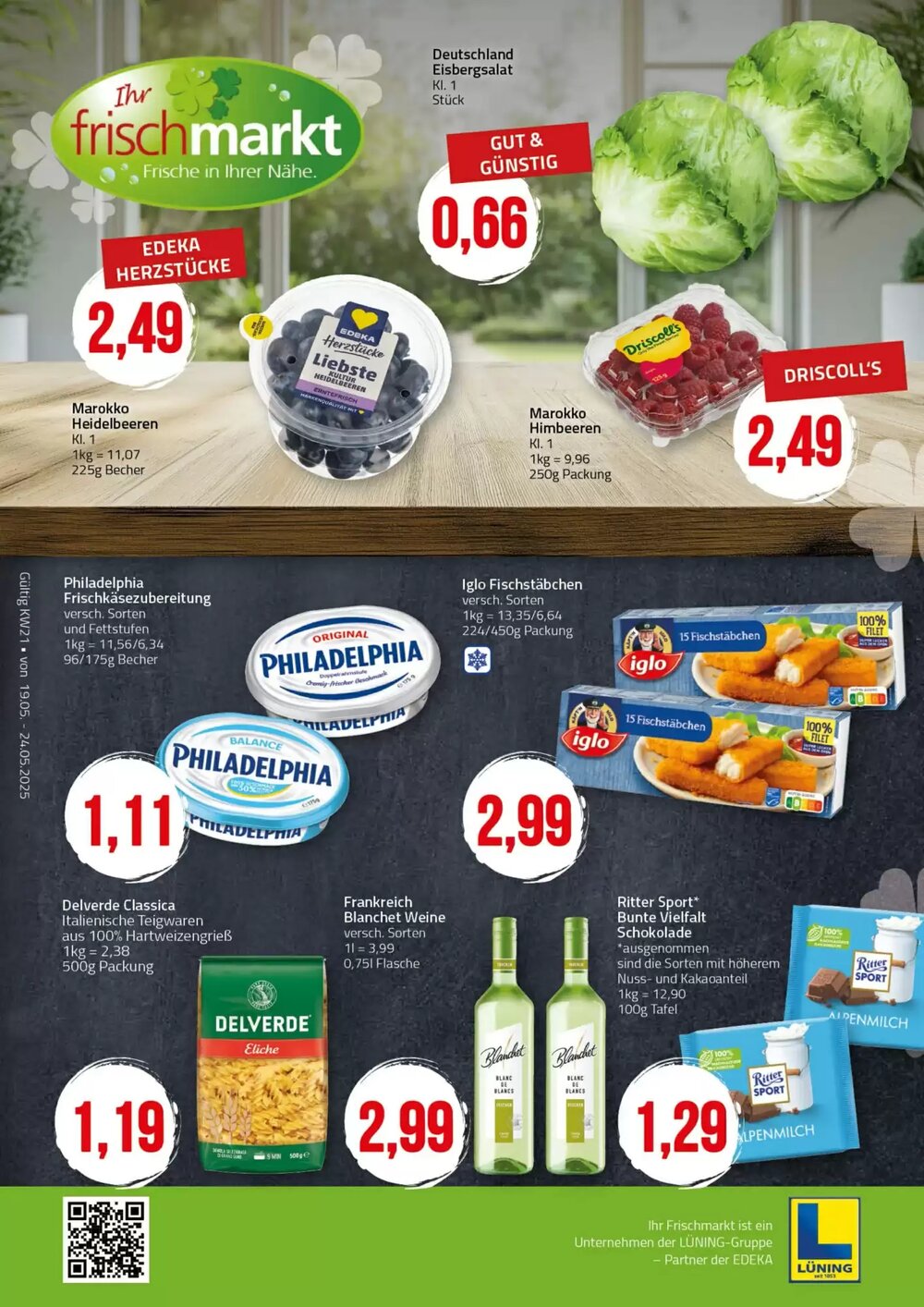 Ihr Frischmarkt Prospekt (ab 19.05.2025) zum Blättern - Seite 1