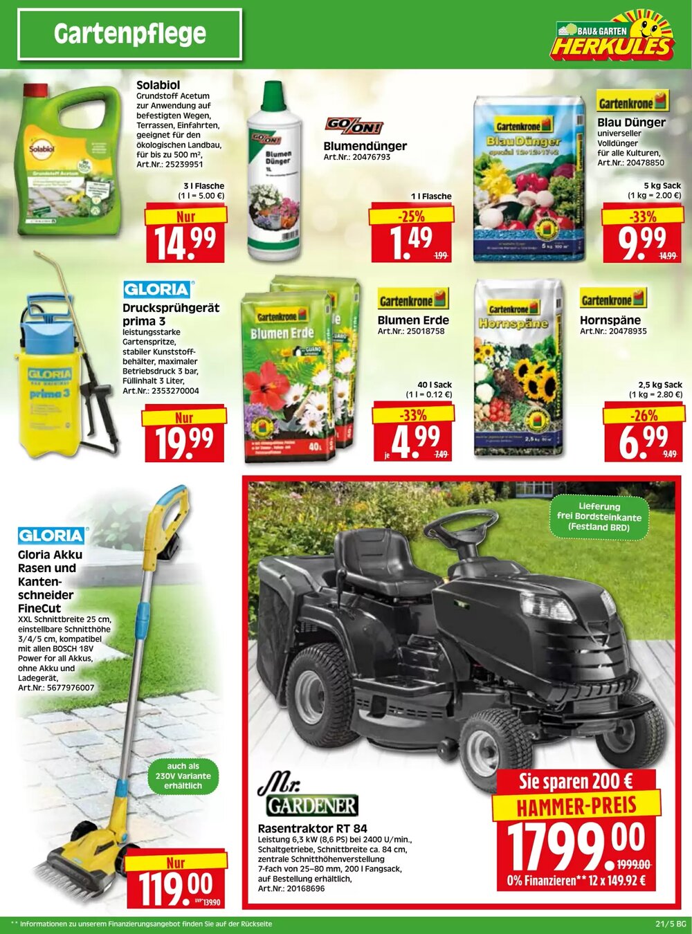 Herkules Baumarkt Prospekt (ab 19.05.2025) zum Blättern - Seite 5