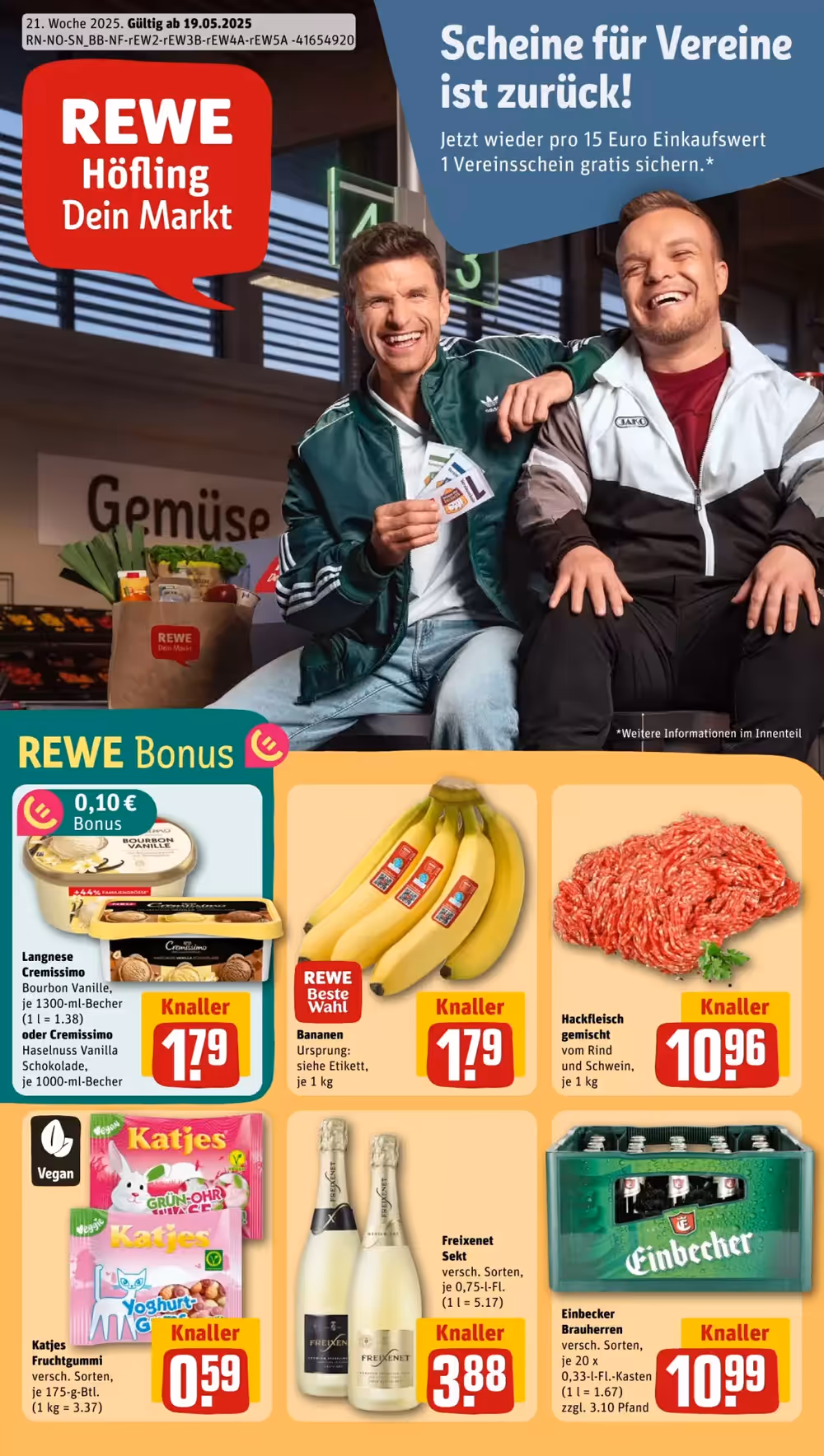 REWE Center Prospekt (ab 19.05.2025) zum Blättern - Seite 1