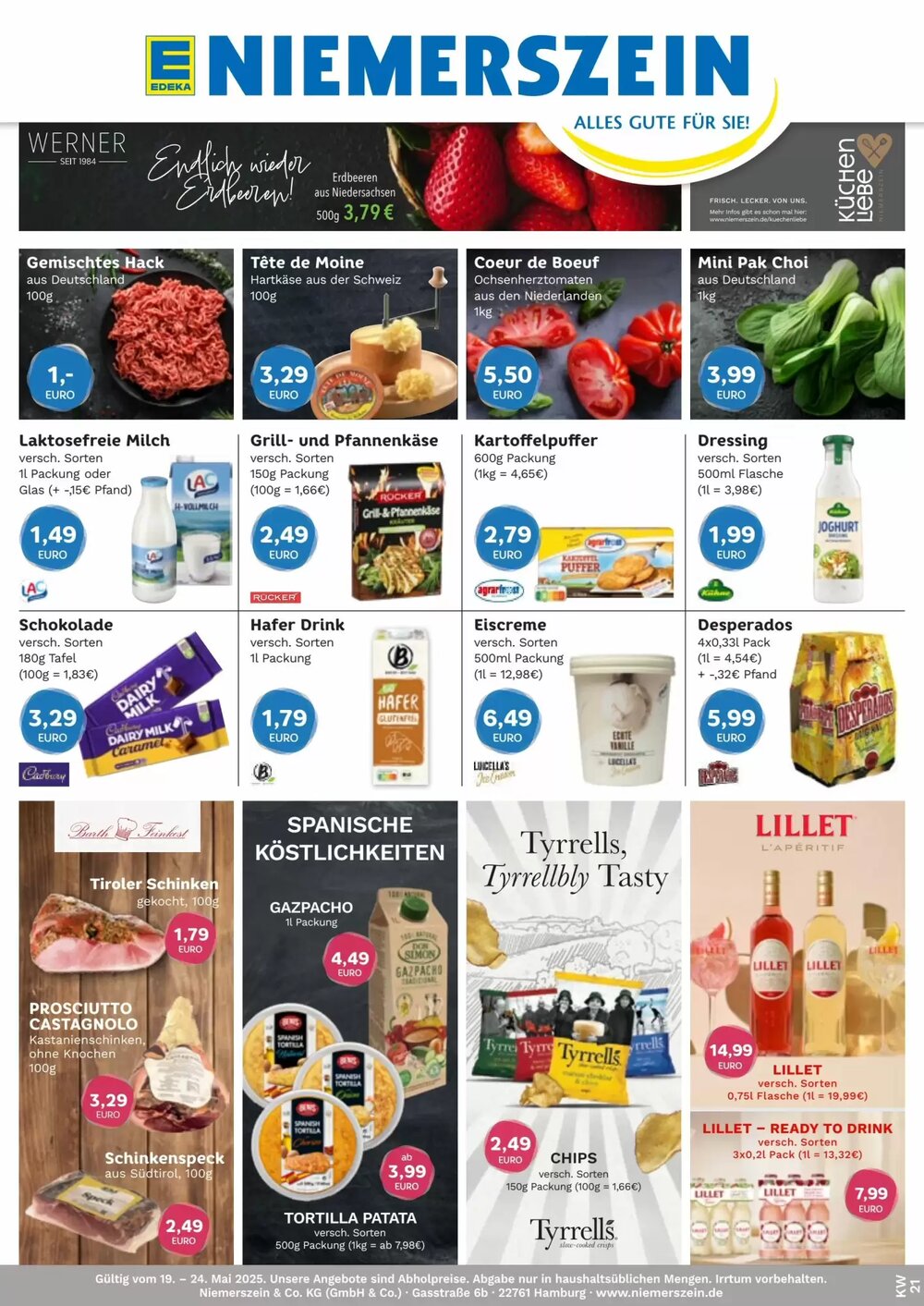 Edeka Niemerszein Prospekt (ab 19.05.2025) zum Blättern - Seite 1