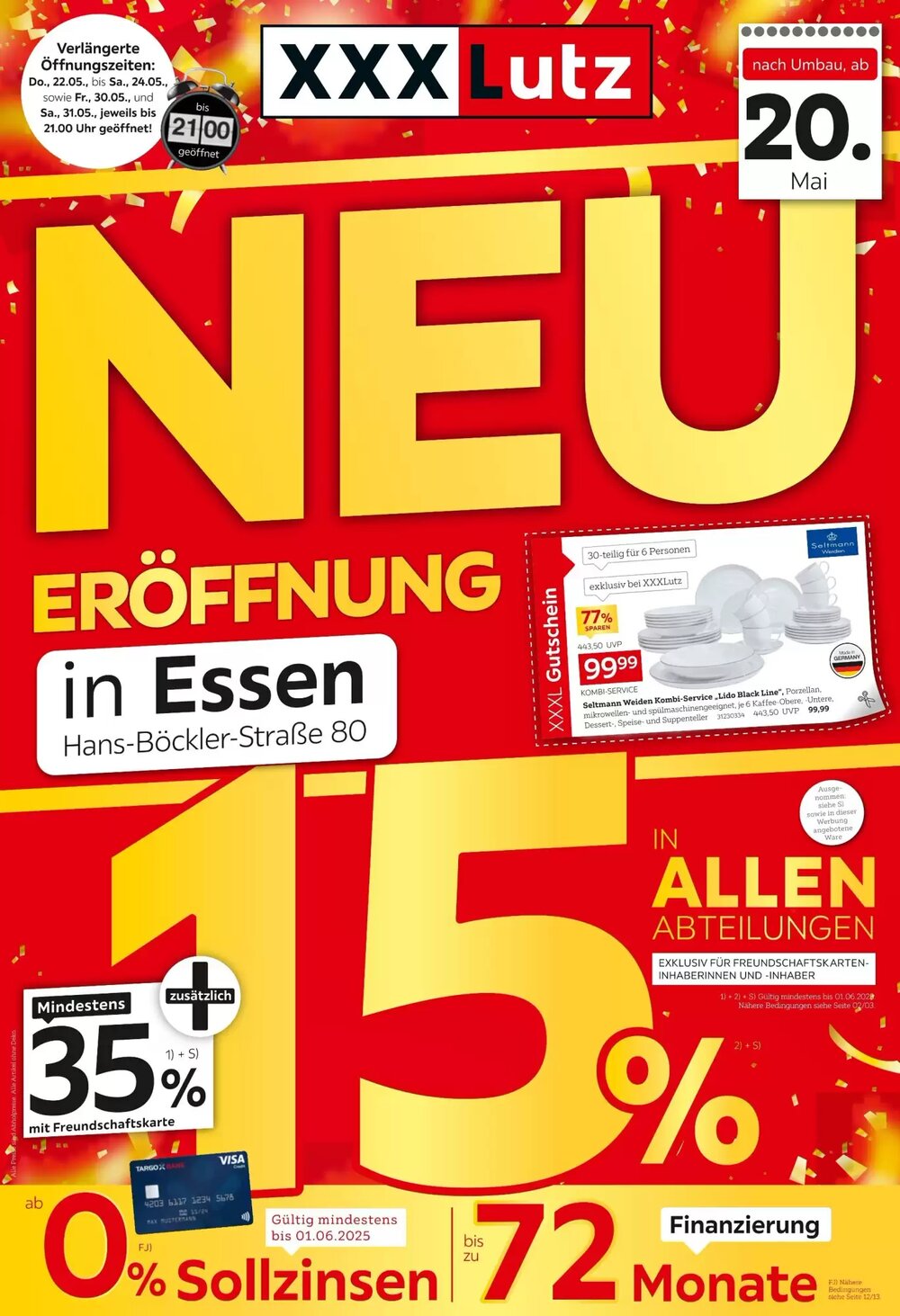 XXXLutz Prospekt (ab 19.05.2025) zum Blättern - Seite 1