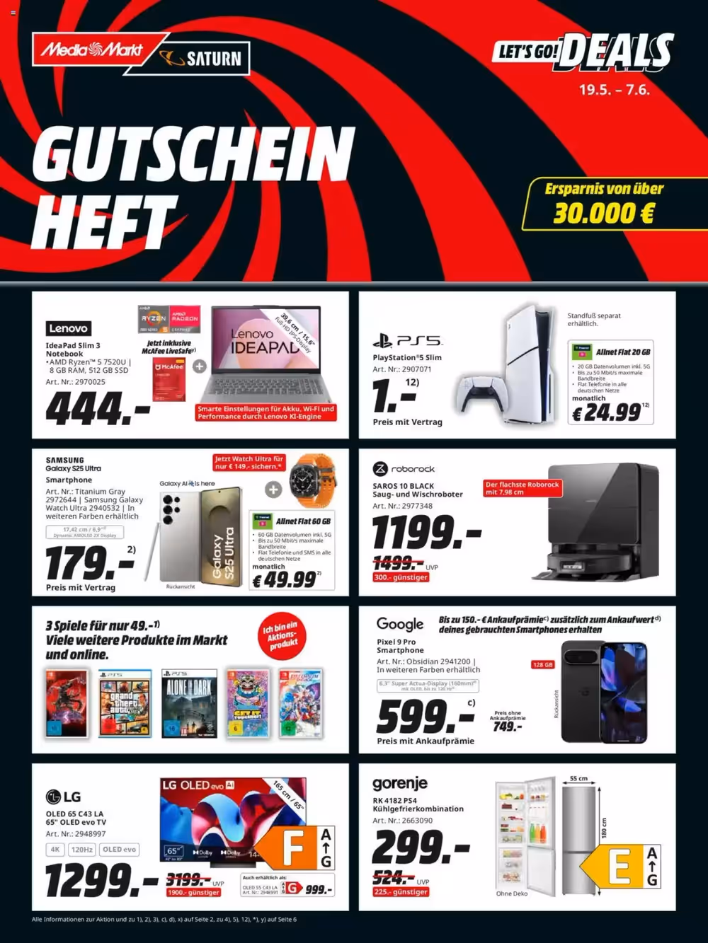 Saturn Prospekt (ab 19.05.2025) zum Blättern - Seite 1