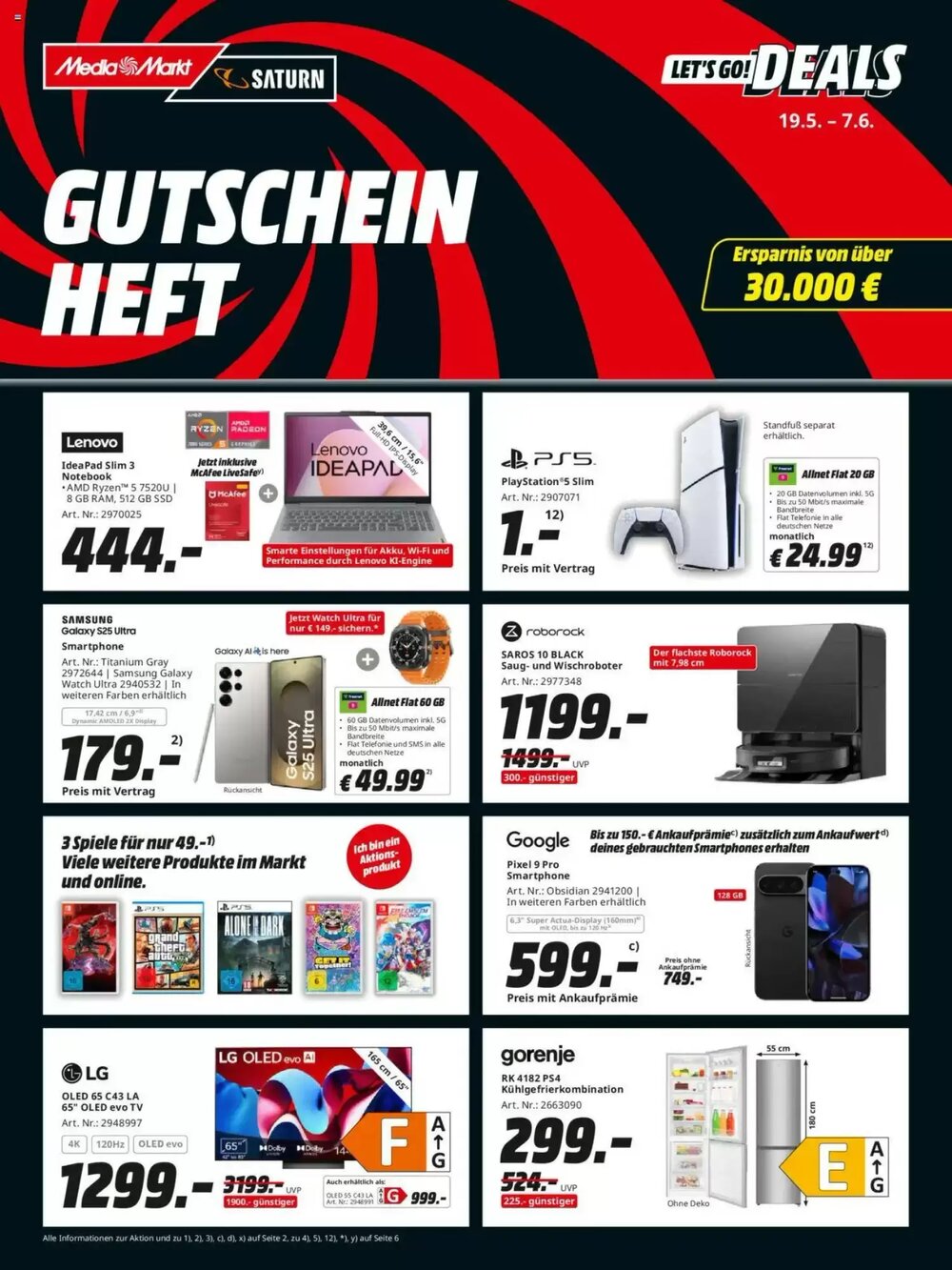 Saturn Prospekt (ab 19.05.2025) zum Blättern - Seite 1