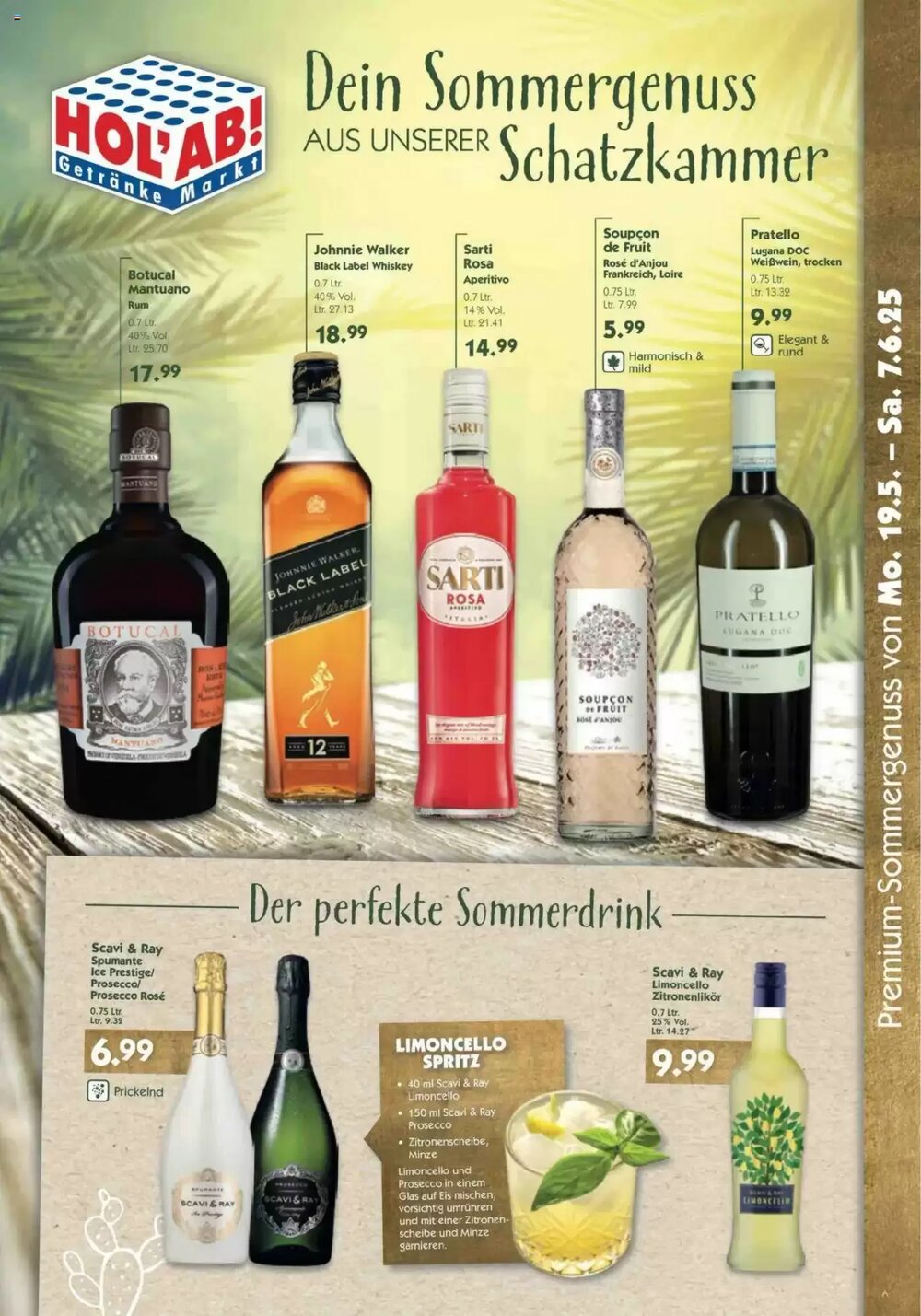 Hol'ab Getränkemarkt Prospekt (ab 19.05.2025) zum Blättern - Seite 1