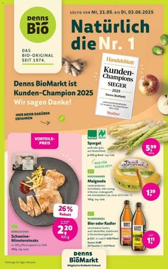 Denns BioMarkt Prospekt (ab 21.05.2025) zum Blättern