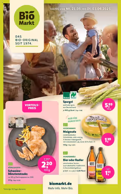 Biomarkt Prospekt (ab 21.05.2025) zum Blättern