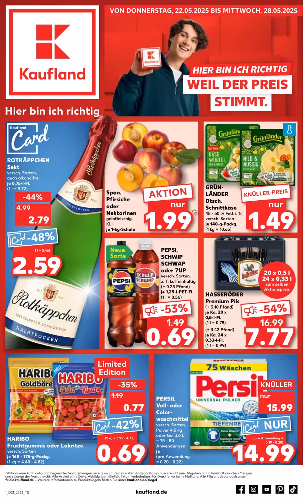 Kaufland Prospekt (ab 21.05.2025) zum Blättern - Seite 1