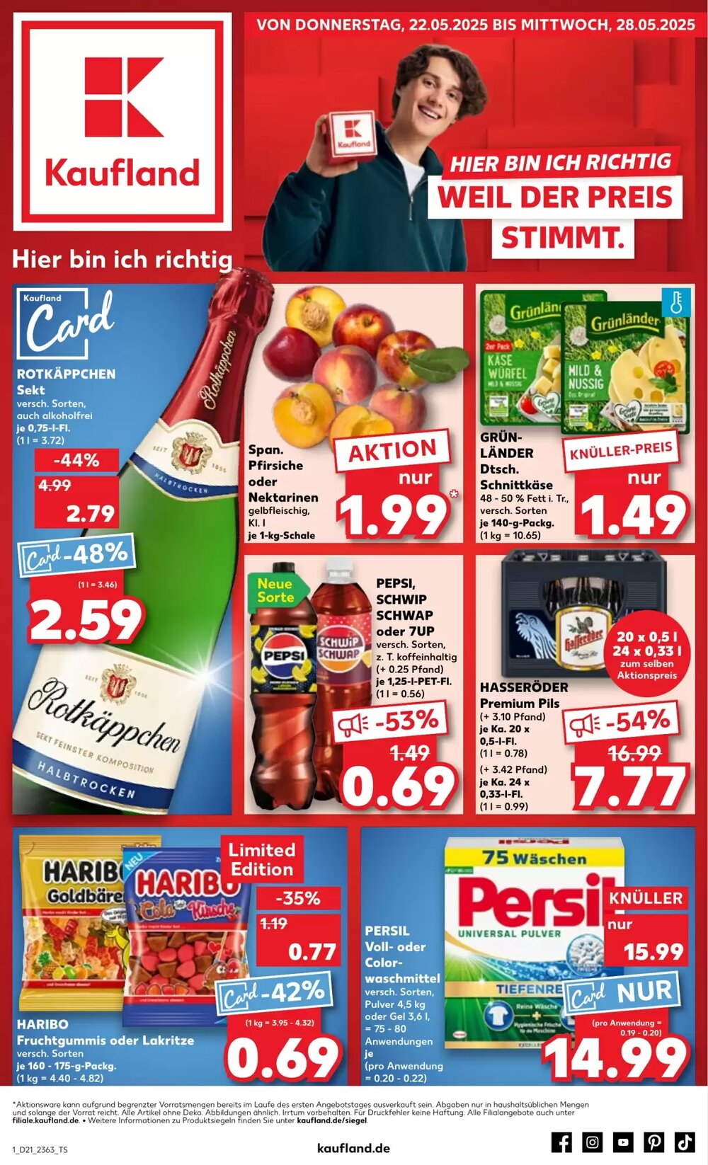 Kaufland Prospekt (ab 21.05.2025) zum Blättern - Seite 1