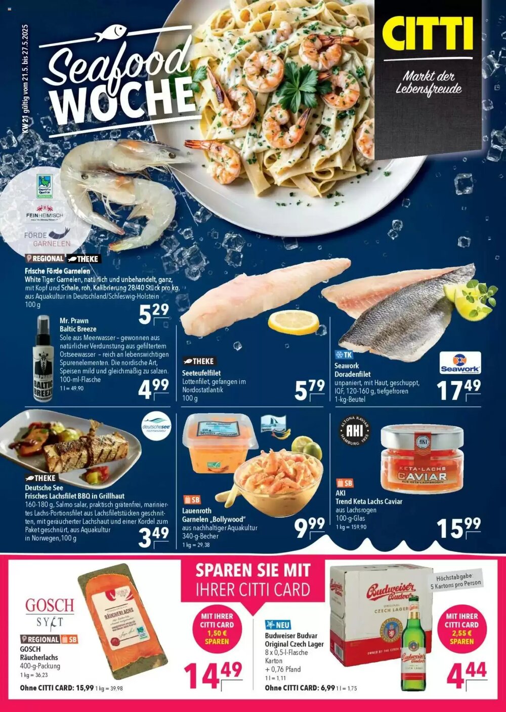 CITTI Markt Prospekt (ab 21.05.2025) zum Blättern - Seite 1