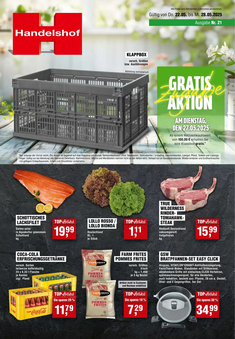 Handelshof Prospekt (ab 22.05.2025) zum Blättern - Seite 1