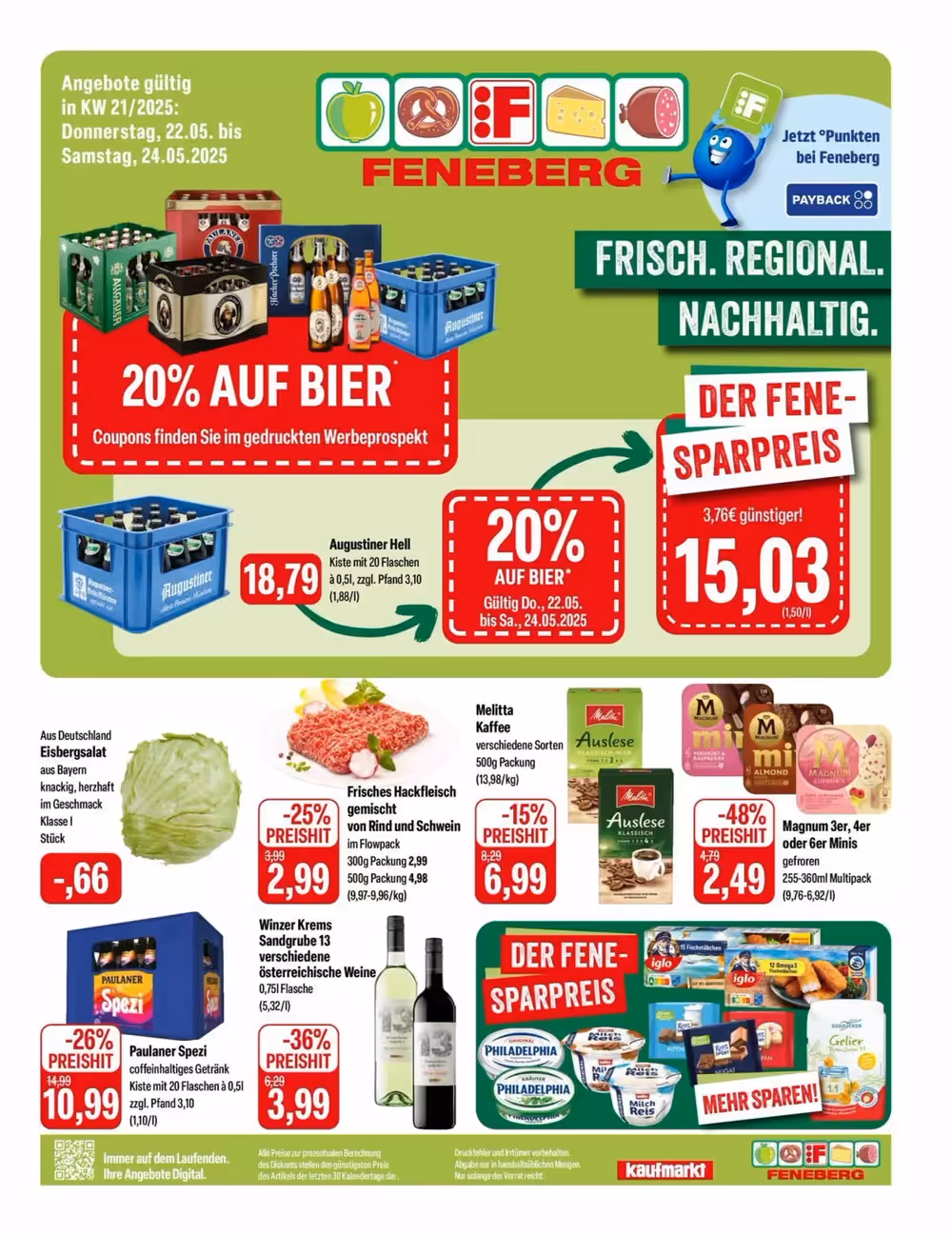 Feneberg Prospekt (ab 22.05.2025) zum Blättern - Seite 1
