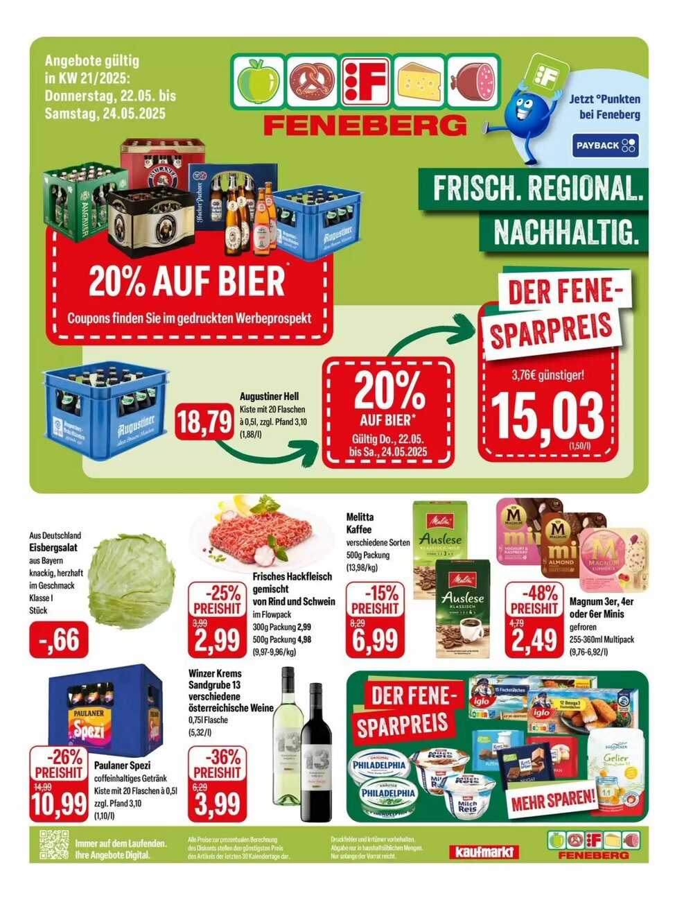 Feneberg Prospekt (ab 22.05.2025) zum Blättern - Seite 1