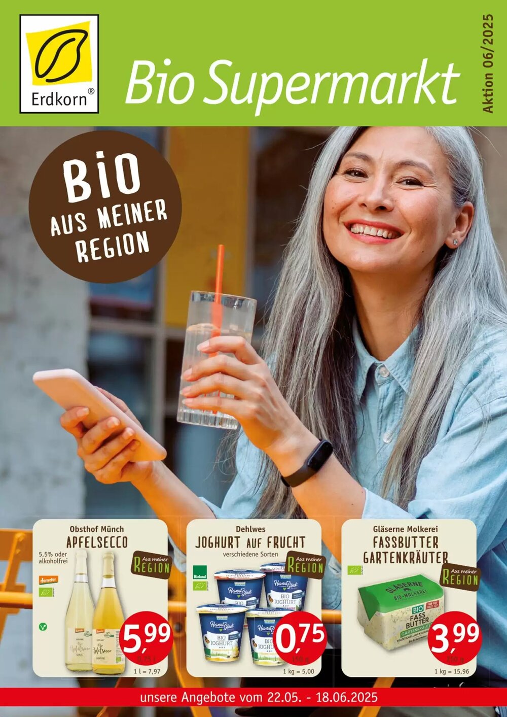 Erdkorn Biomarkt Prospekt (ab 22.05.2025) zum Blättern - Seite 1