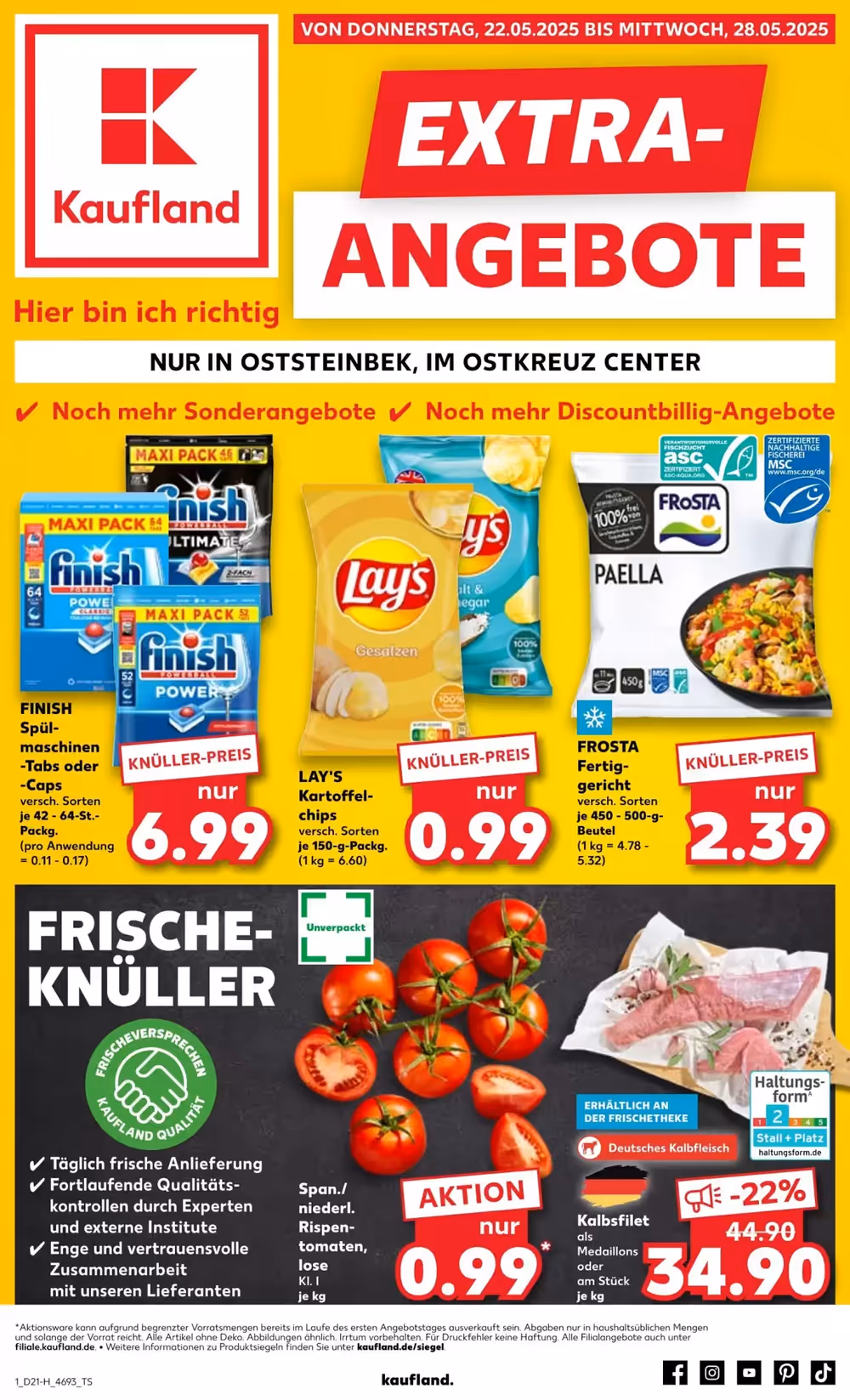 Kaufland Prospekt (ab 22.05.2025) zum Blättern - Seite 1