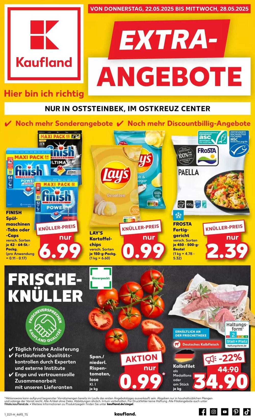 Kaufland Prospekt (ab 22.05.2025) zum Blättern - Seite 1