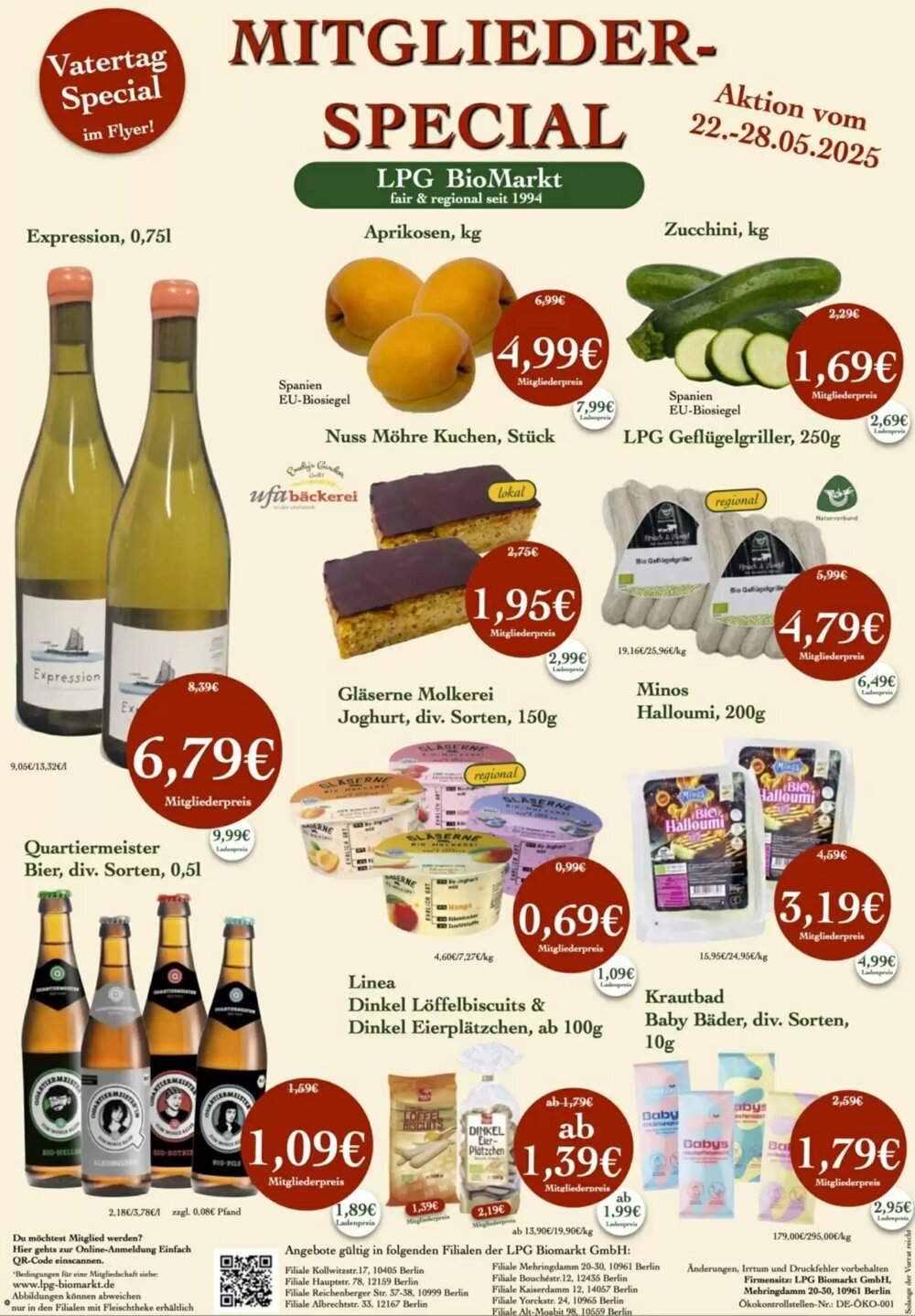 LPG Biomarkt Prospekt (ab 22.05.2025) zum Blättern - Seite 1