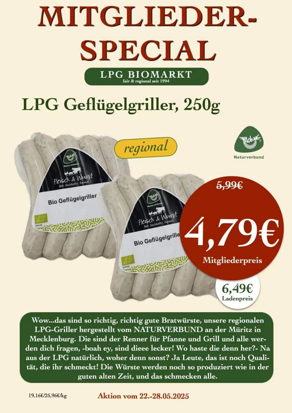 LPG Biomarkt Prospekt (ab 22.05.2025) zum Blättern - Seite 9
