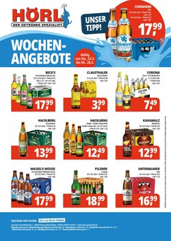 Hörl Getränke Prospekt (ab 22.05.2025) zum Blättern