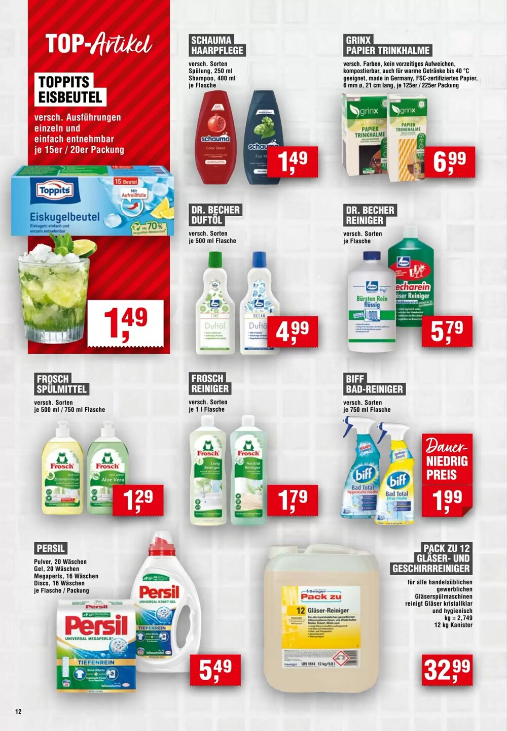 EDEKA Foodservice Prospekt (ab 22.05.2025) zum Blättern - Seite 12