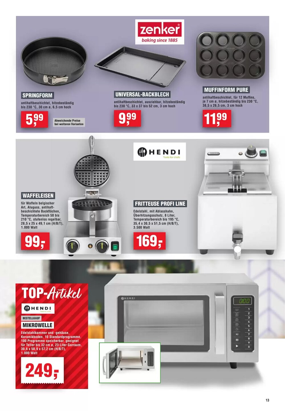EDEKA Foodservice Prospekt (ab 22.05.2025) zum Blättern - Seite 13