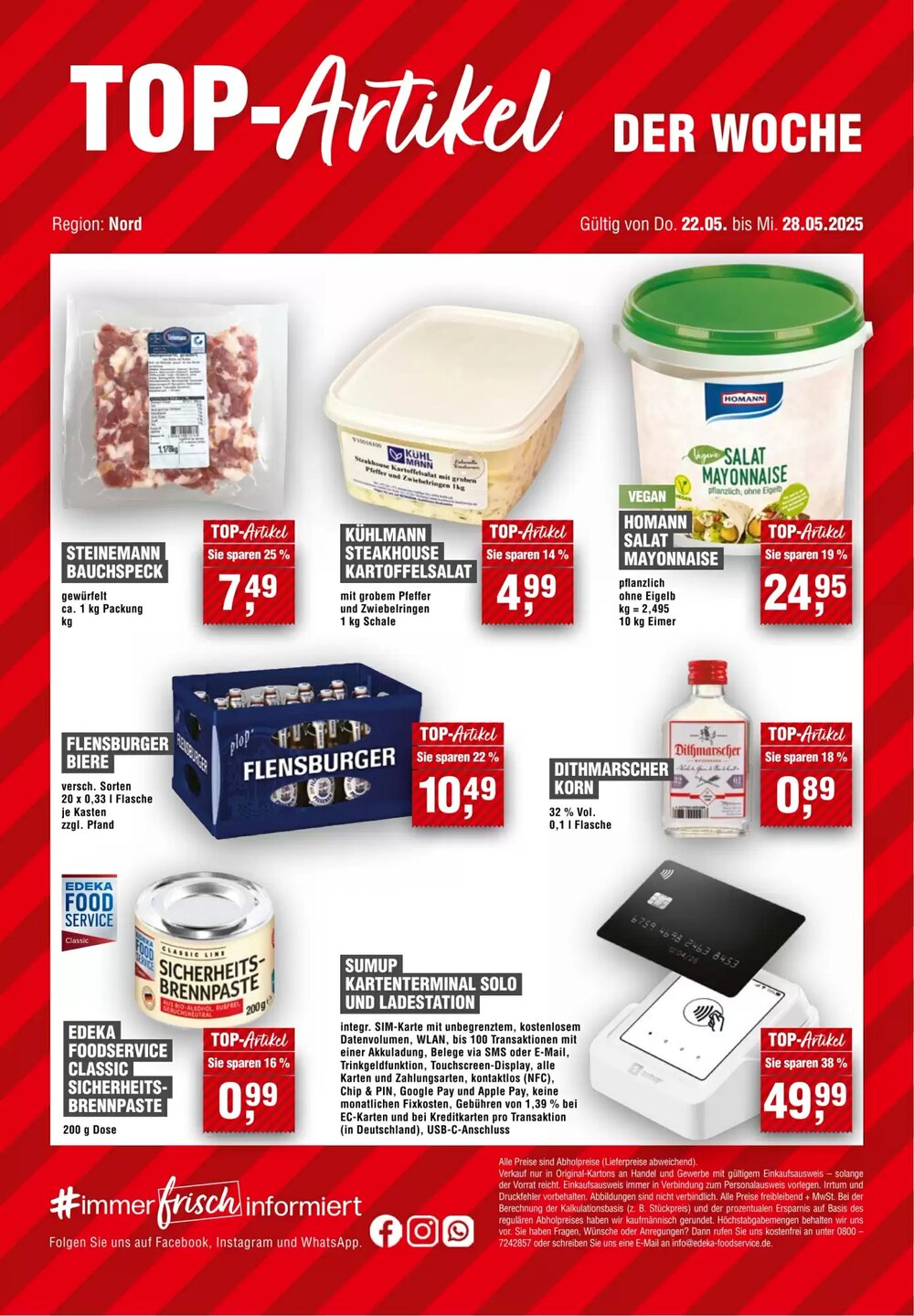 EDEKA Foodservice Prospekt (ab 22.05.2025) zum Blättern - Seite 14