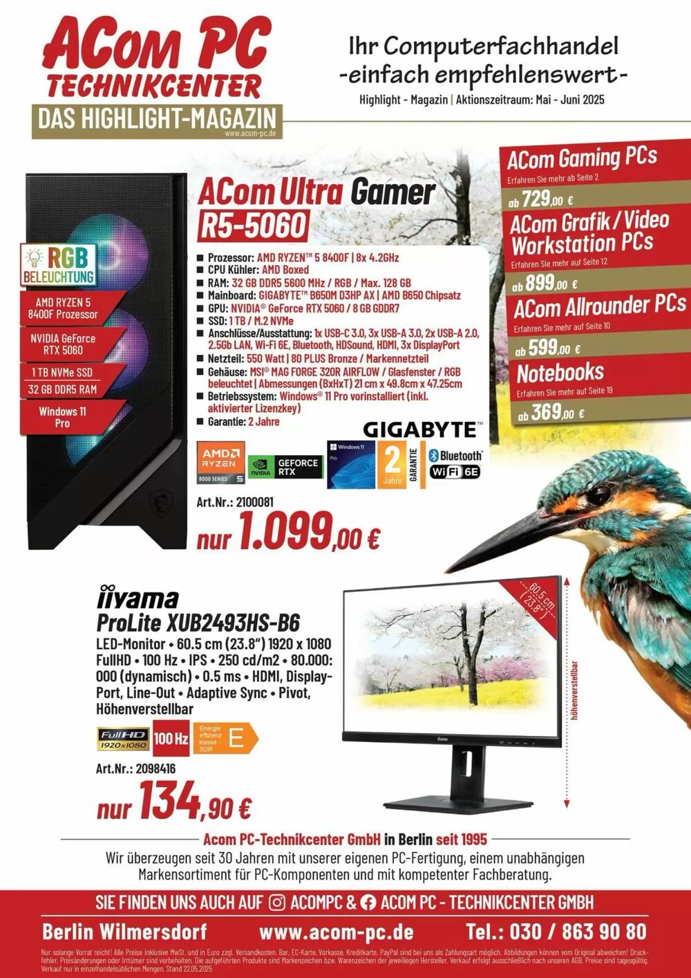 ACom PC Prospekt (ab 22.05.2025) zum Blättern - Seite 1