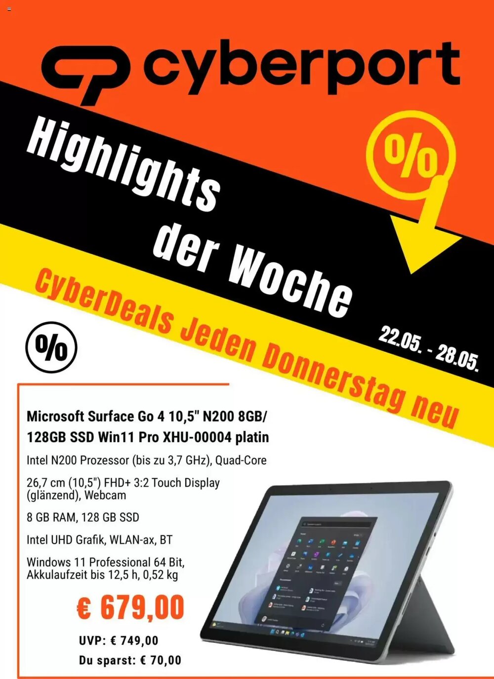 Cyberport Prospekt (ab 22.05.2025) zum Blättern - Seite 1