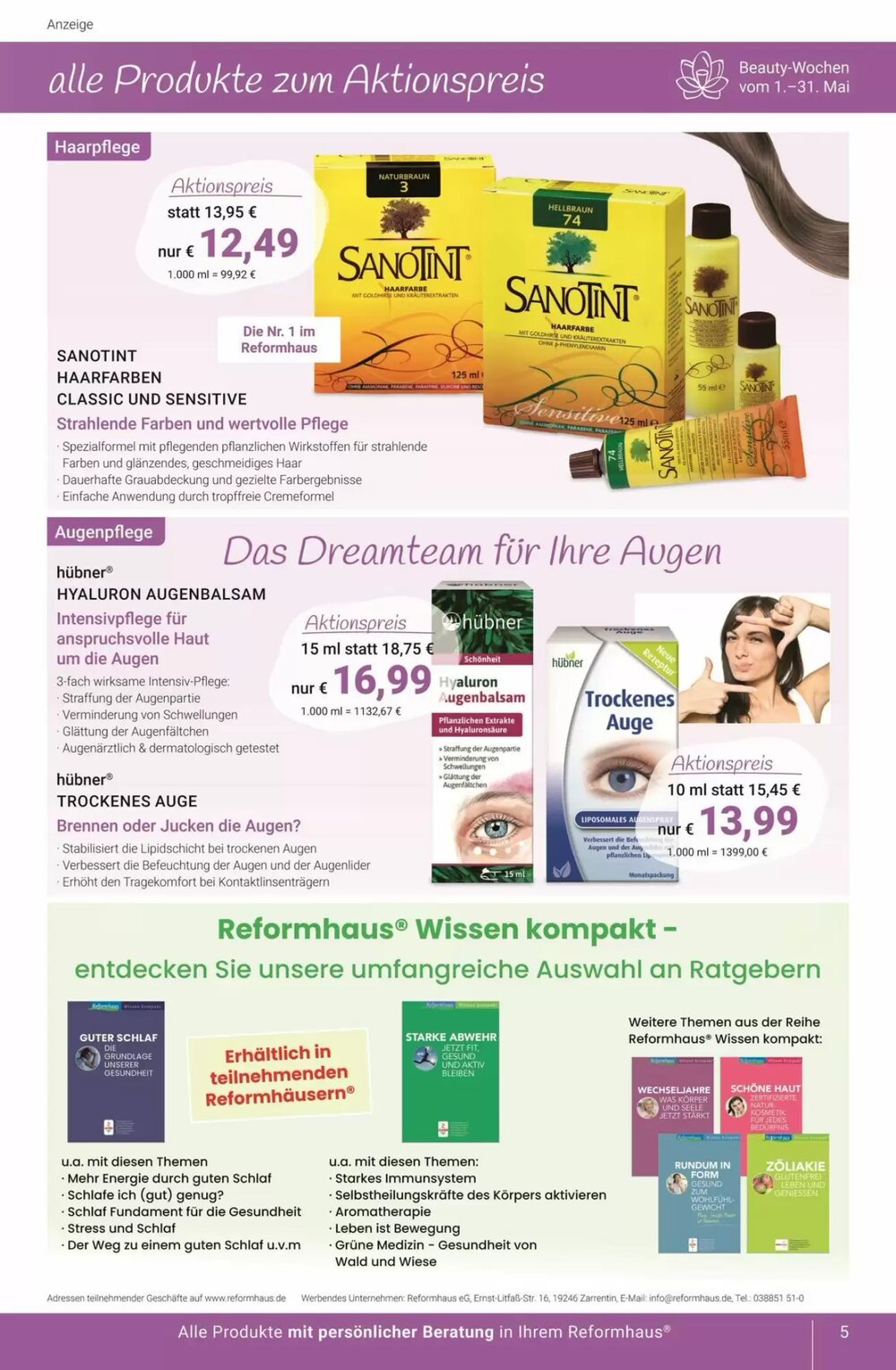 Reformhaus Prospekt (ab 22.05.2025) zum Blättern - Seite 5