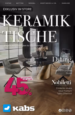 Kabs Polsterwelt Prospekt (ab 23.05.2025) zum Blättern