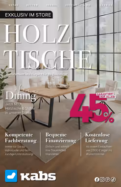Kabs Polsterwelt Prospekt (ab 23.05.2025) zum Blättern