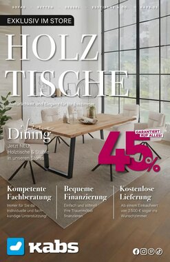 Kabs Polsterwelt Prospekt (ab 23.05.2025) zum Blättern