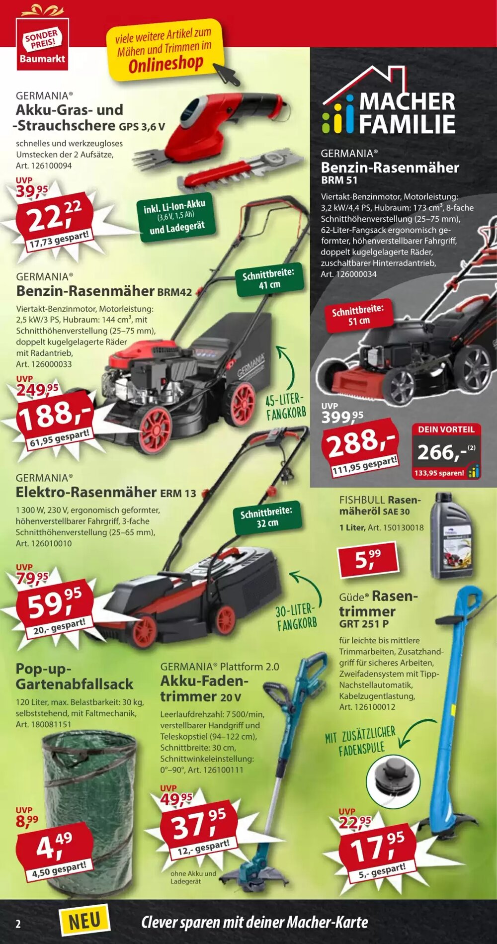 Sonderpreis Baumarkt Prospekt (ab 24.05.2025) zum Blättern - Seite 2