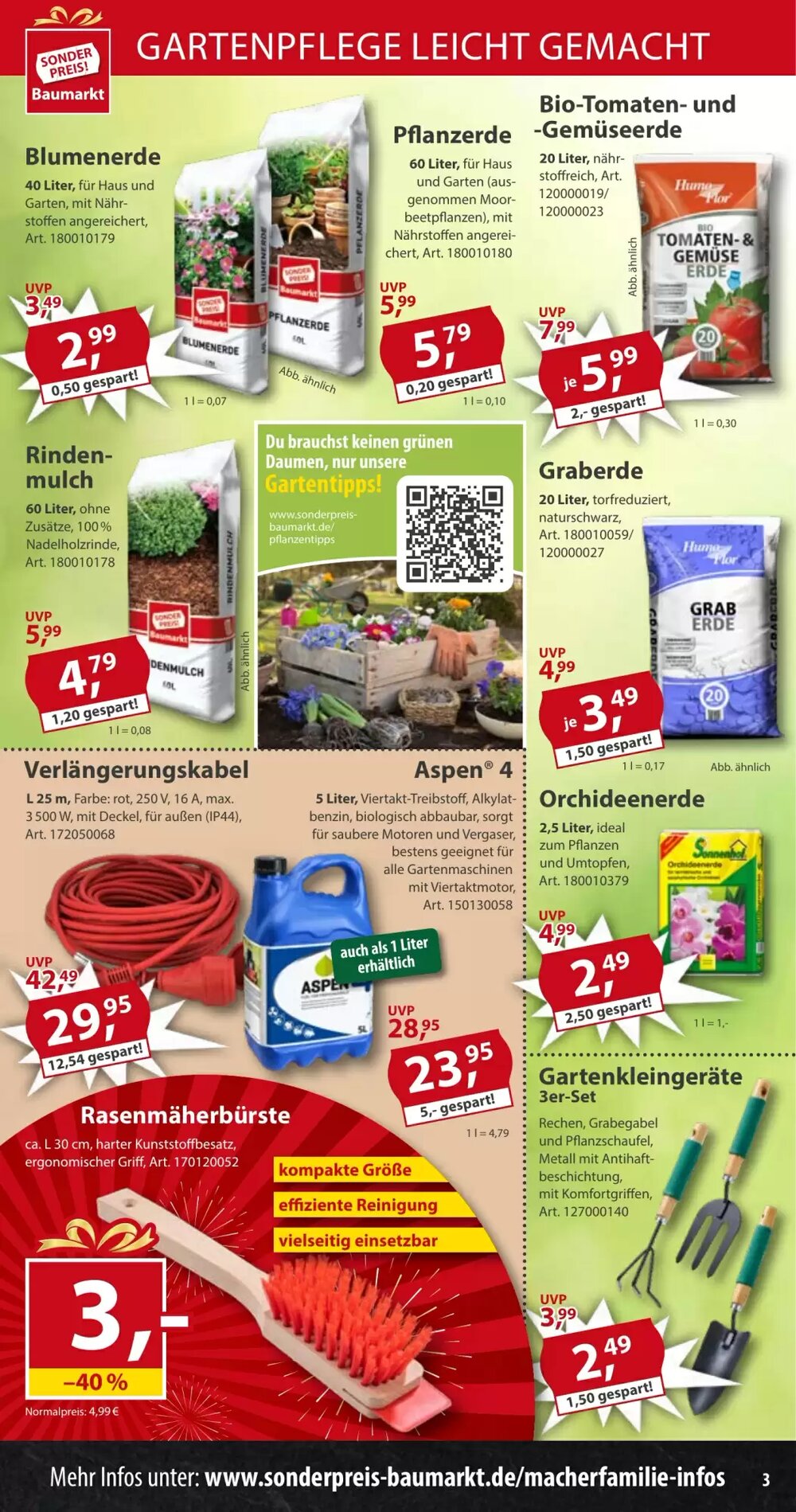Sonderpreis Baumarkt Prospekt (ab 24.05.2025) zum Blättern - Seite 3