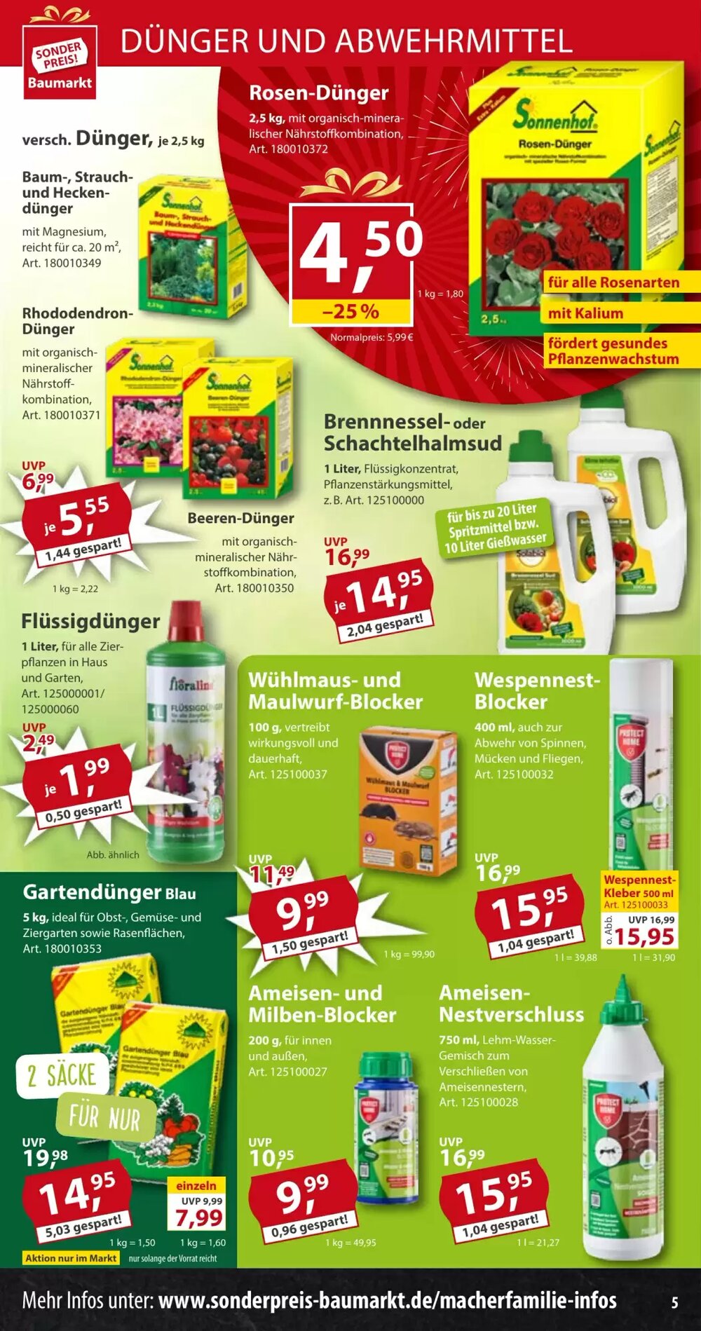 Sonderpreis Baumarkt Prospekt (ab 24.05.2025) zum Blättern - Seite 5
