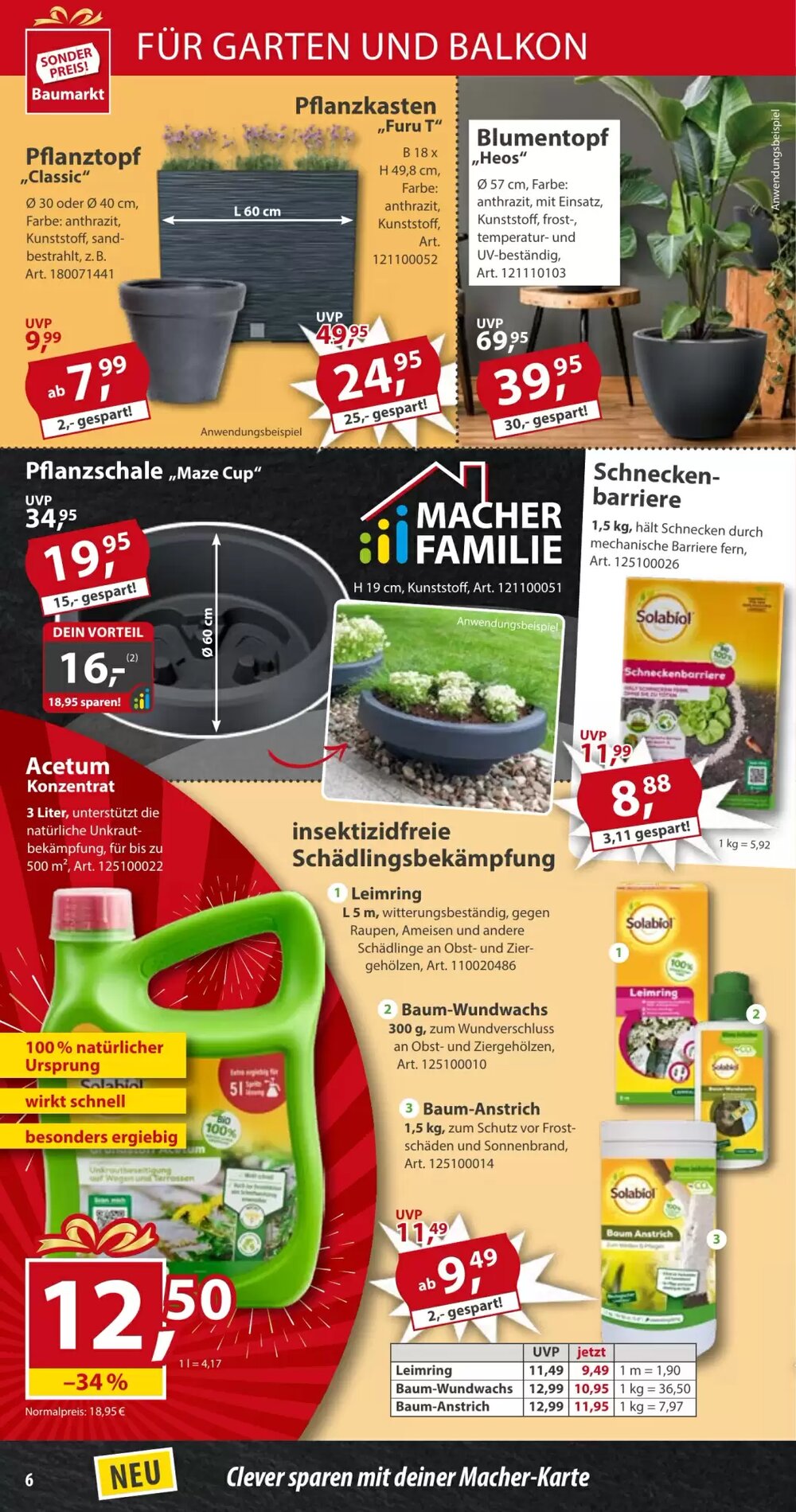 Sonderpreis Baumarkt Prospekt (ab 24.05.2025) zum Blättern - Seite 6