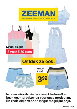 Zeeman Prospekt (ab 24.05.2025) zum Blättern