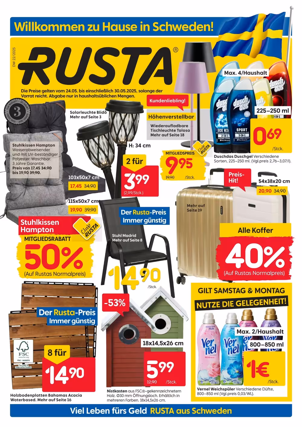 Rusta Prospekt (ab 24.05.2025) zum Blättern - Seite 1